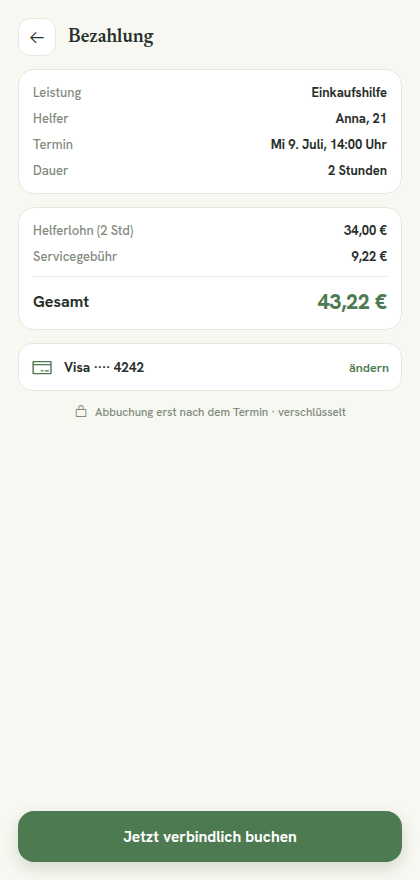 Bezahlung